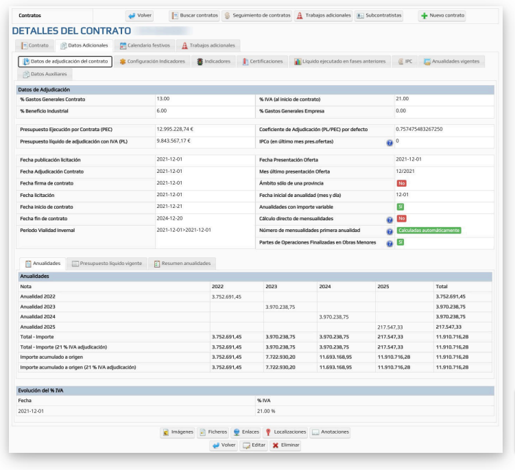 INFOSEG - Gestión de contratos